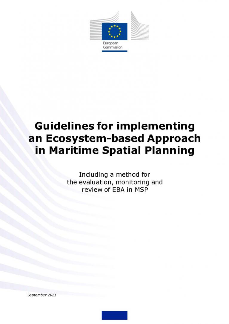 Guidelines for implementing an Ecosystem-based Approach in Maritime Spatial Planning 