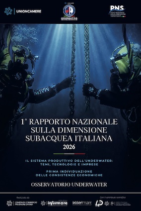 Presentato il 1° Rapporto Nazionale sulla Dimensione Subacquea Italiana